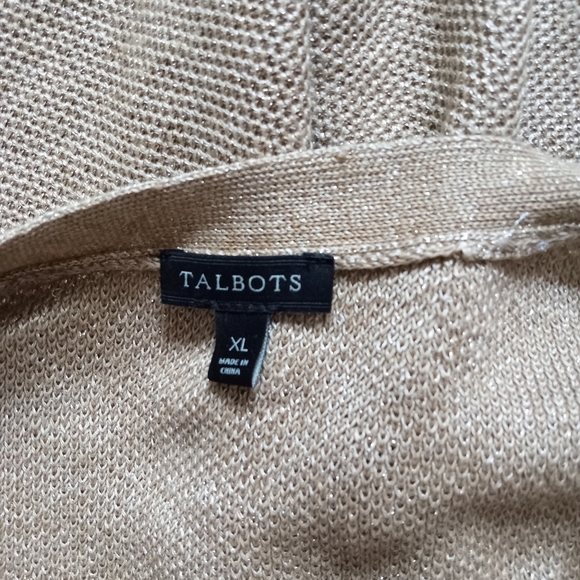 Talbots Gold Cardigan Sweater - Picture 10 of 10